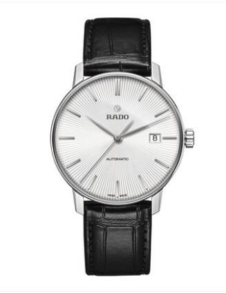 Rado瑞士雷达晶萃系列真皮皮带手表商务男士机械表
